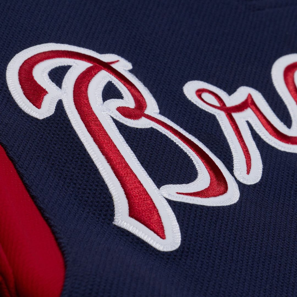 Atlanta Braves Mitchell & Ness Andruw Jones Authentic Batting Practice Baseball Jersey - Navy