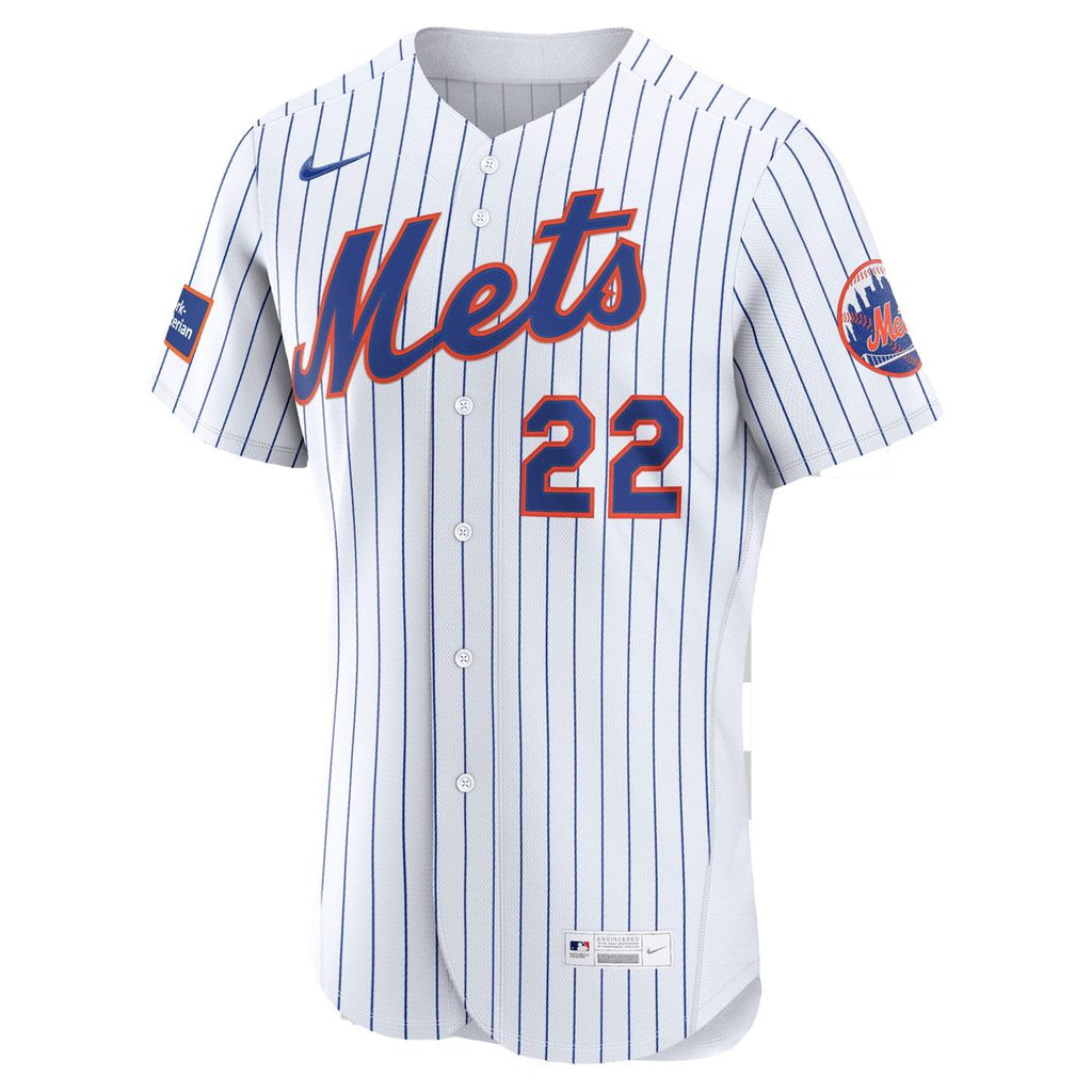 New York Mets Nike Juan Soto Alternate Authentic Sponsor Patch Baseball Jersey - Black