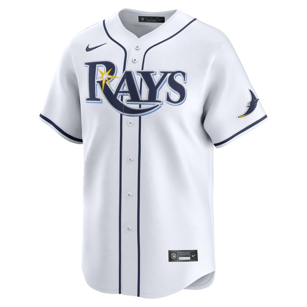 Tampa Bay Rays Nike Home Limited Baseball Jersey - White