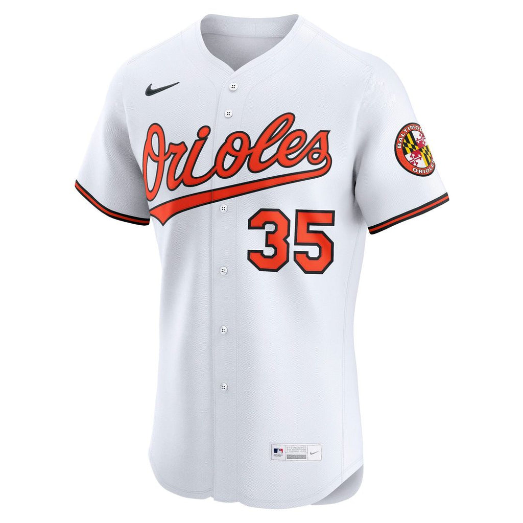 Baltimore Orioles Nike Adley Rutschman Home Elite Baseball Jersey - White