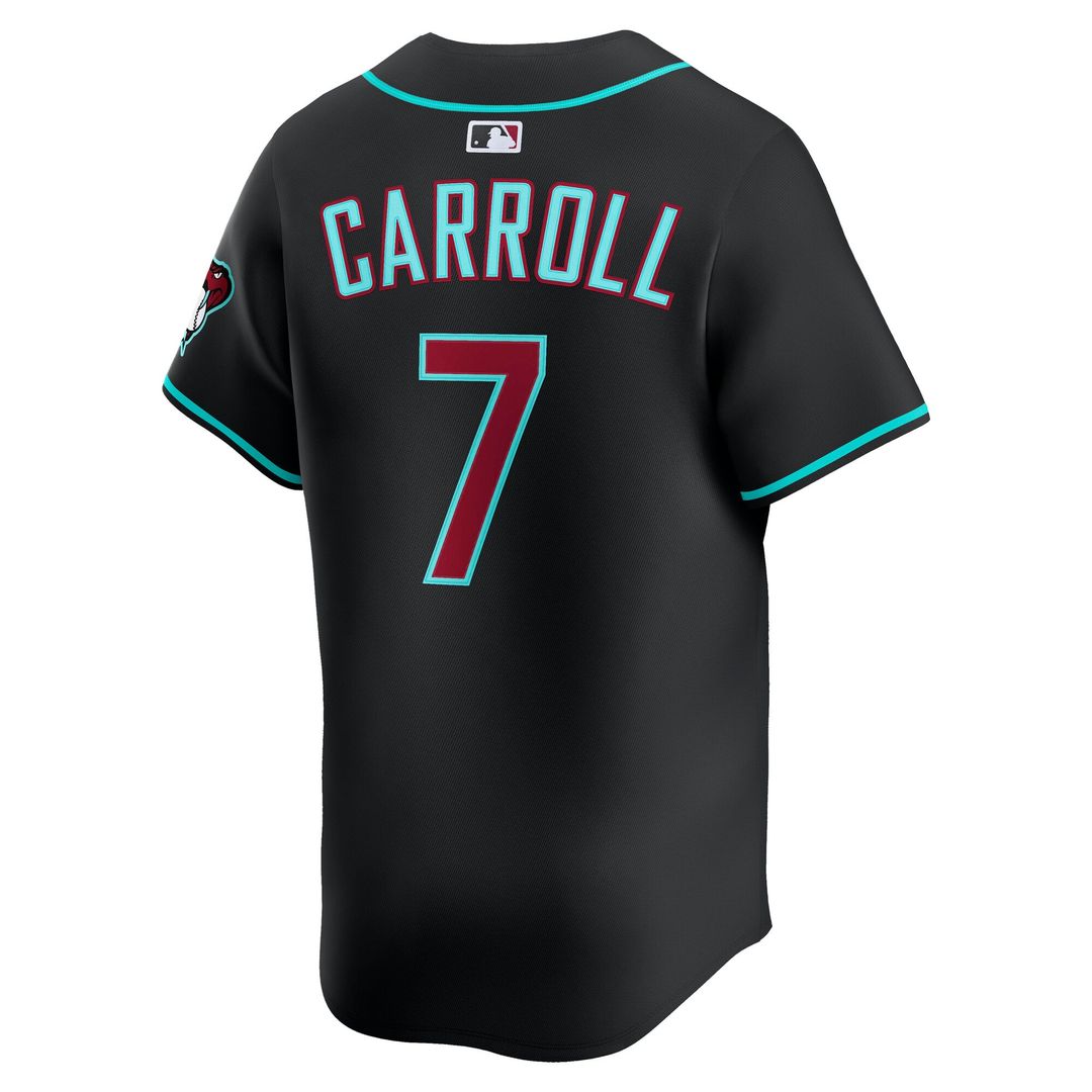 Arizona Diamondbacks Nike Corbin Carroll Alternate Limited Baseball Jersey - Black