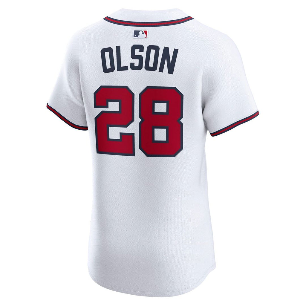 Atlanta Braves Nike Matt Olson Home Elite Baseball Jersey - White