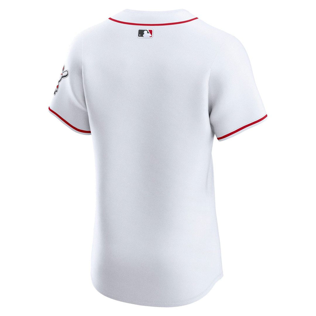Cincinnati Reds Nike Home Elite Baseball Jersey - White