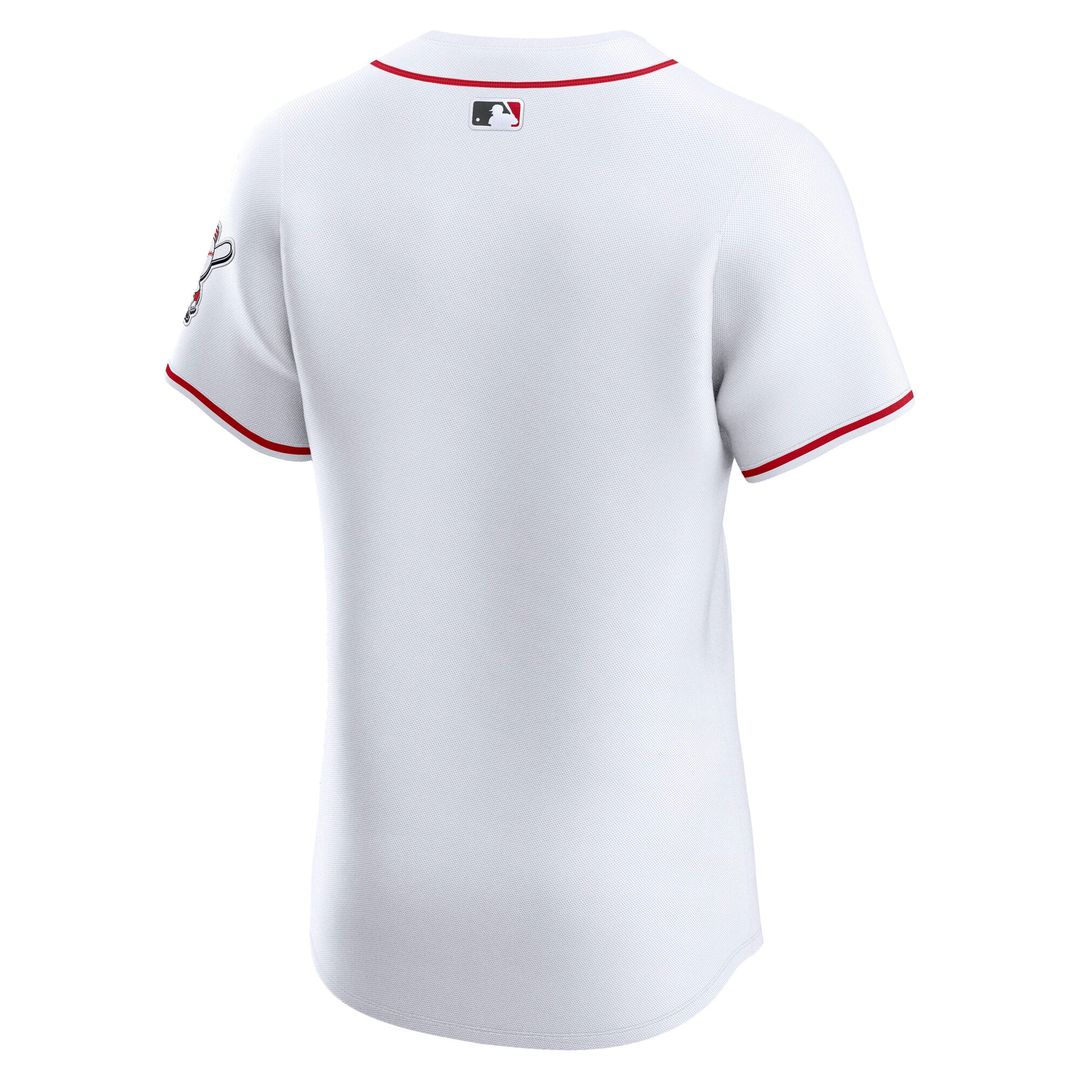 Cincinnati Reds Nike Home Elite Baseball Jersey - White