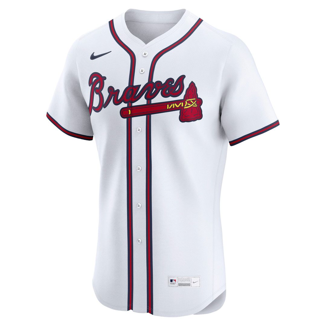 Atlanta Braves Nike Alternate Elite Baseball Jersey - Navy