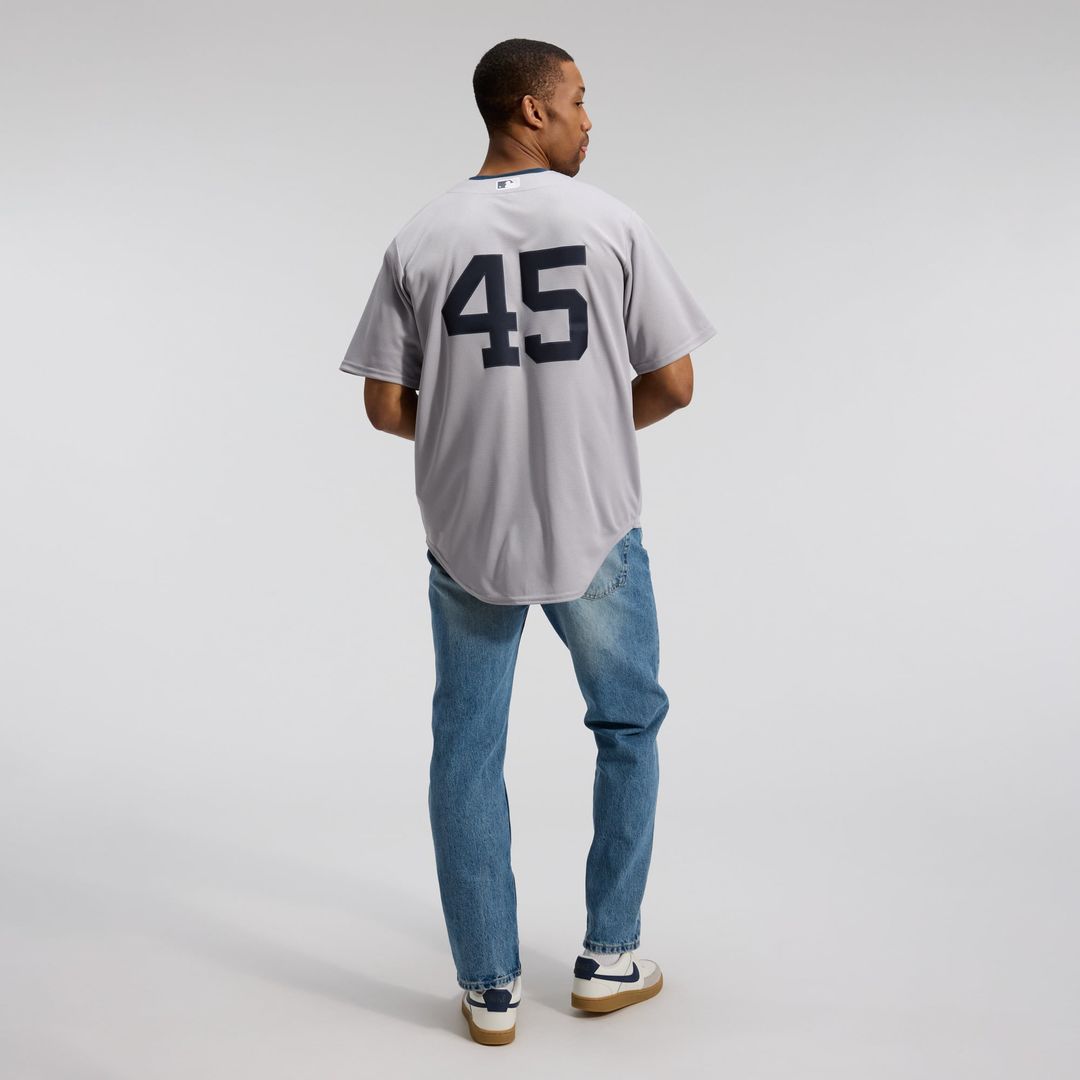 New York Yankees Nike Gerrit Cole Road Replica Baseball Jersey - Gray