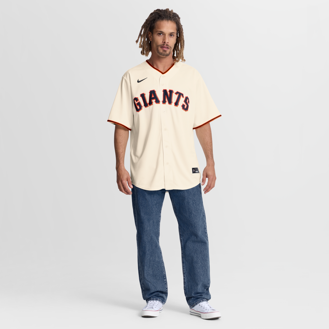 San Francisco Giants Nike Bryce Eldridge Home Replica Baseball Jersey - Cream