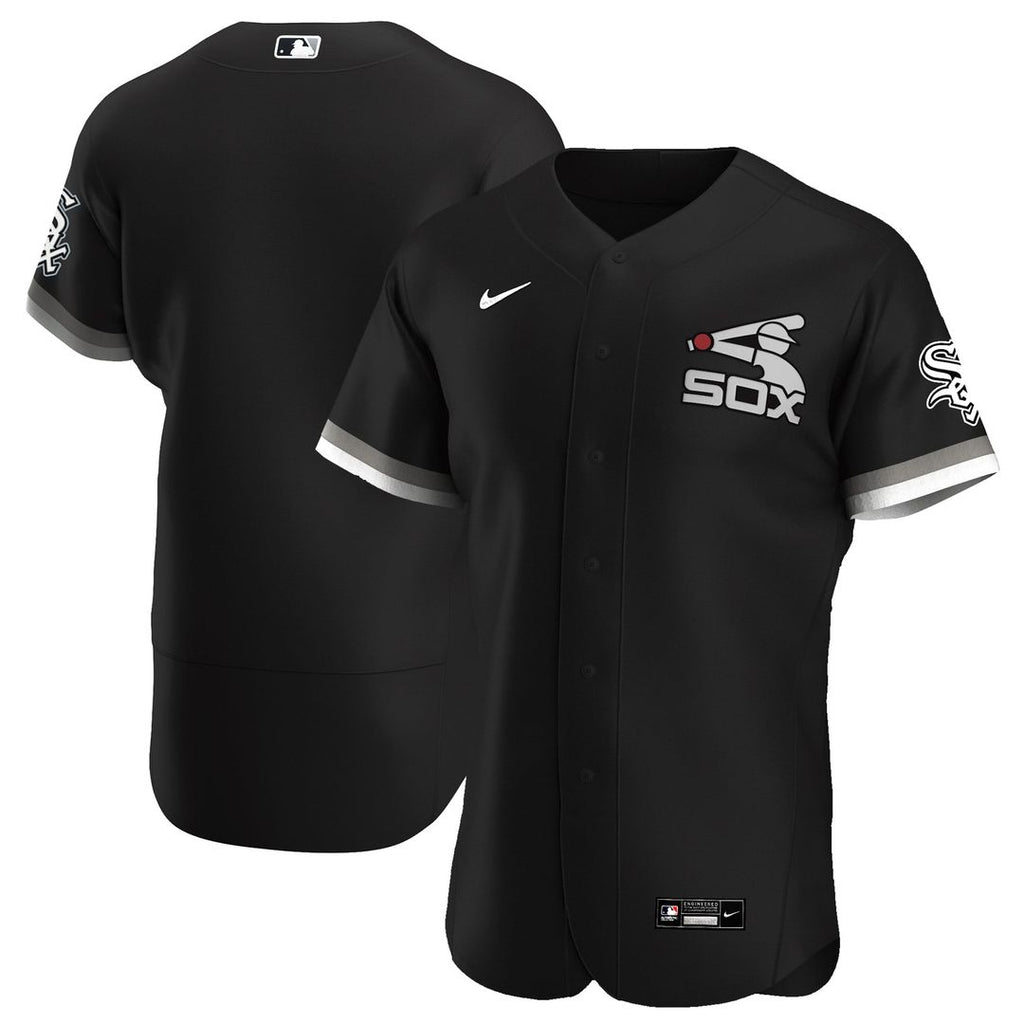 Chicago White Sox Nike Alternate Authentic Team Baseball Jersey - Black