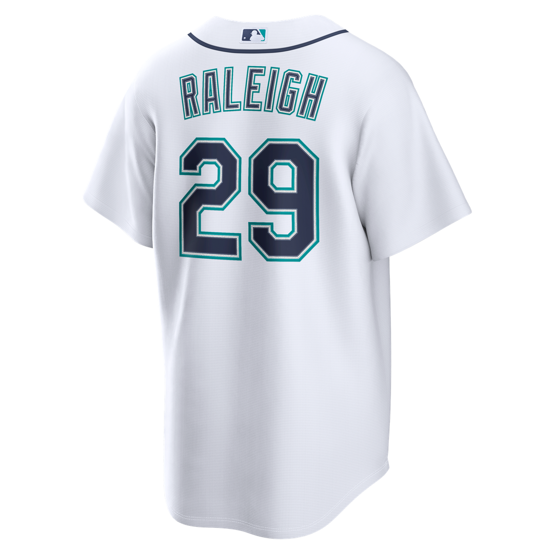 Seattle Mariners Nike Cal Raleigh Home Replica Baseball Jersey - White