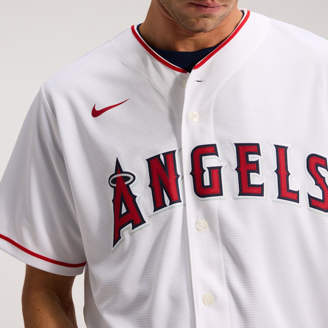 Los Angeles Angels Nike Alternate Replica Team Baseball Jersey - Red