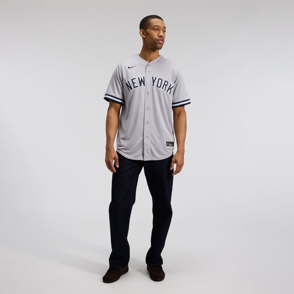 New York Yankees Nike Anthony Volpe Road Replica Baseball Jersey - Gray