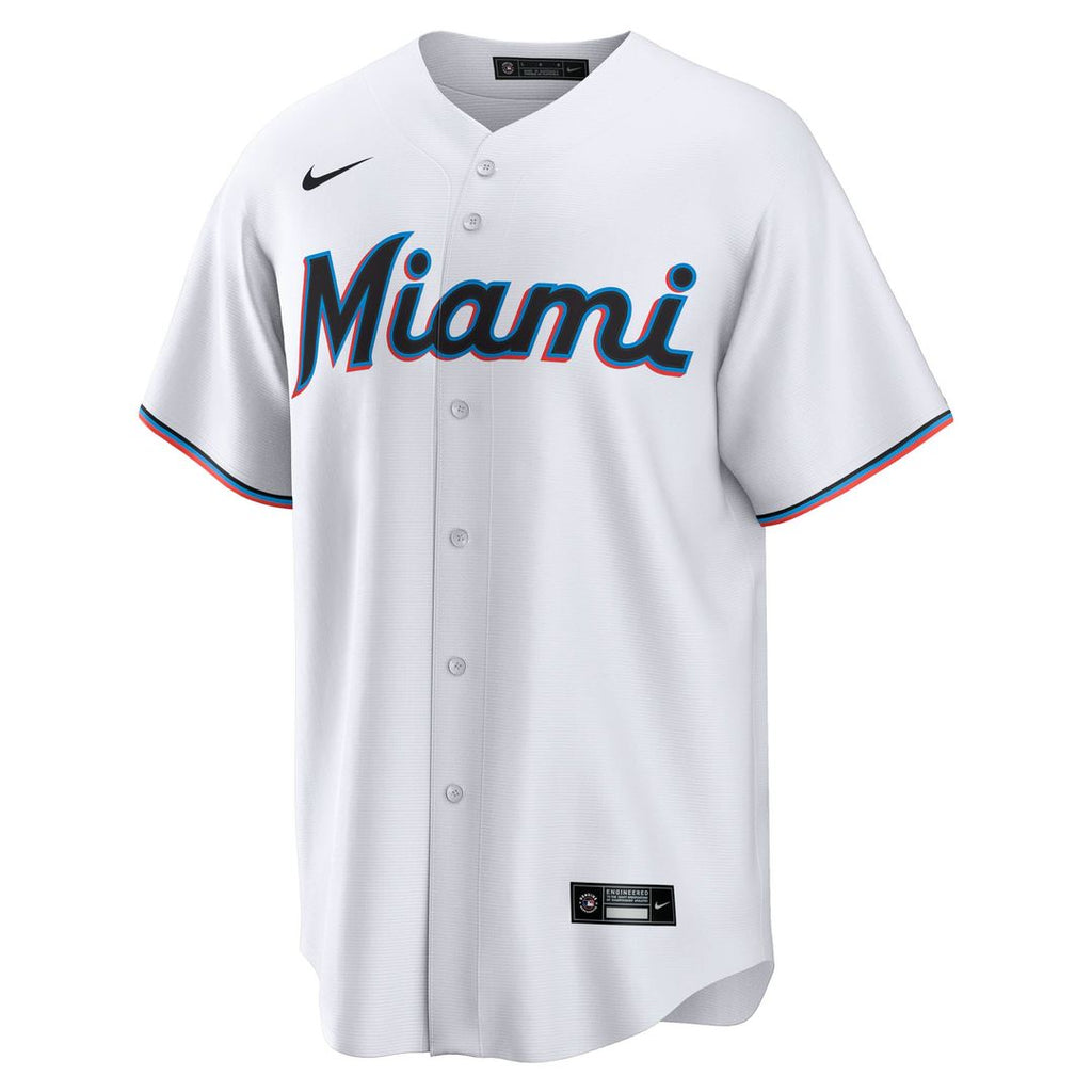 Miami Marlins Nike Graham Pauley Home Replica Baseball Jersey - White