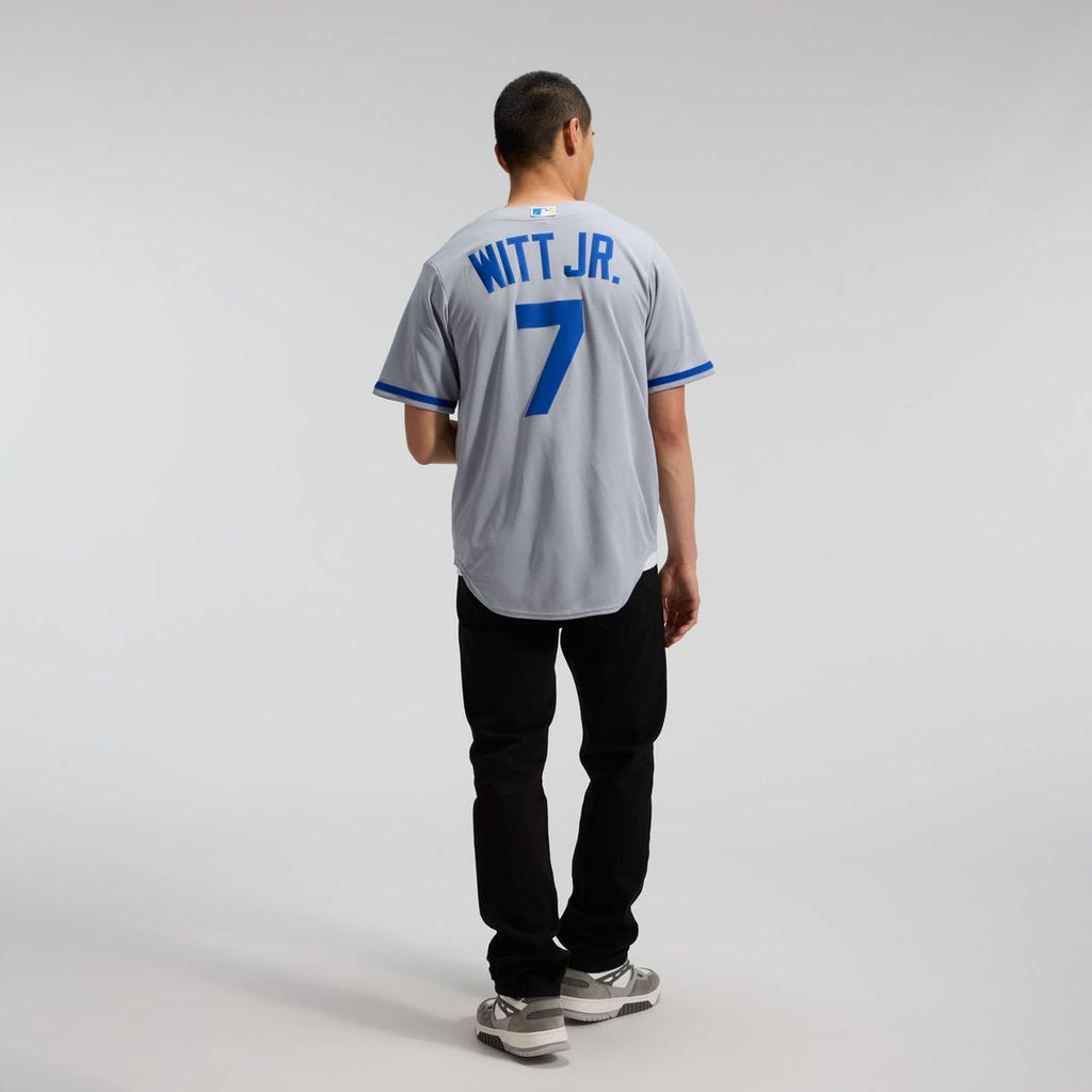 Kansas City Royals Nike Bobby Witt Jr. Road Replica Baseball Jersey - Gray