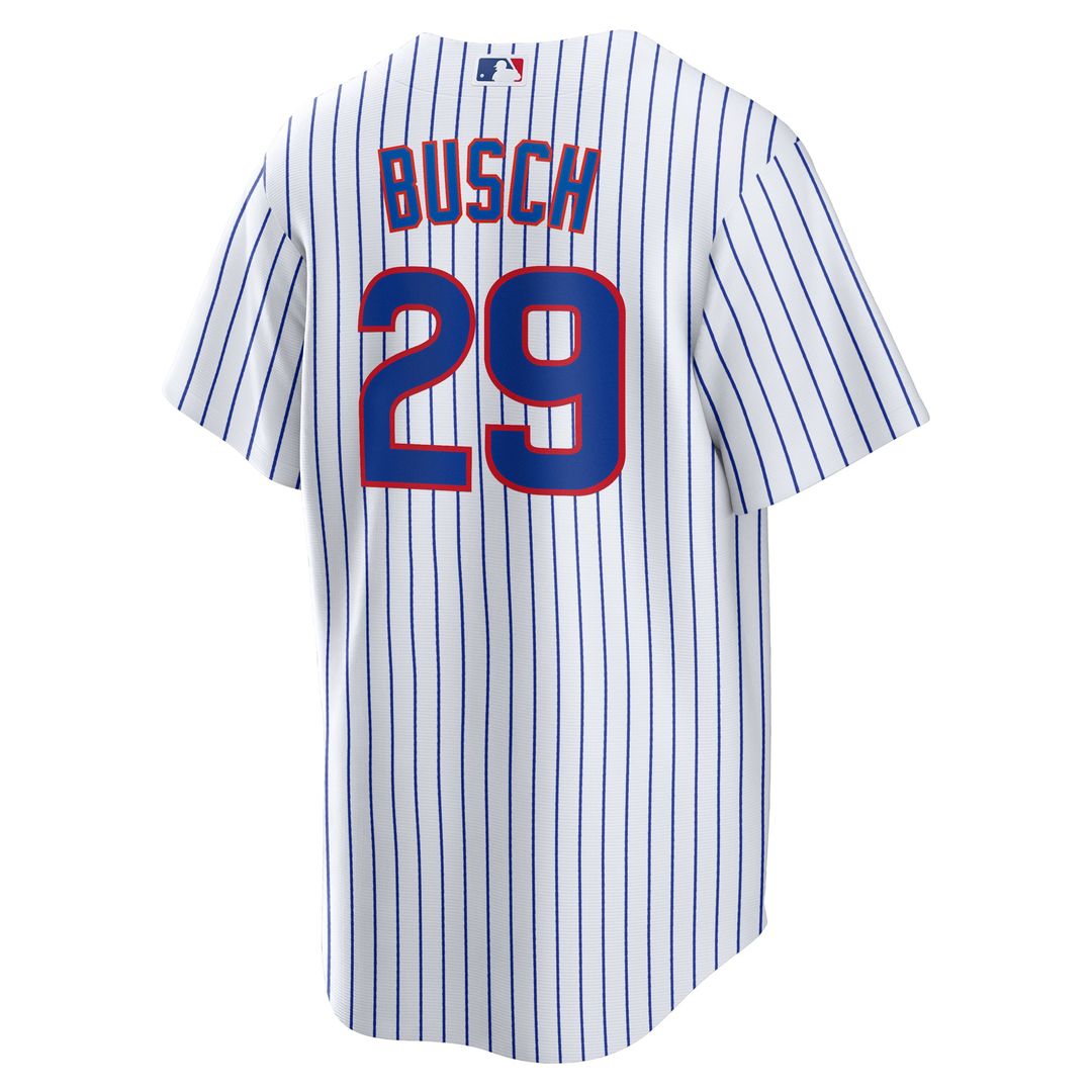 Chicago Cubs Nike Michael Busch Home Replica Baseball Jersey - White