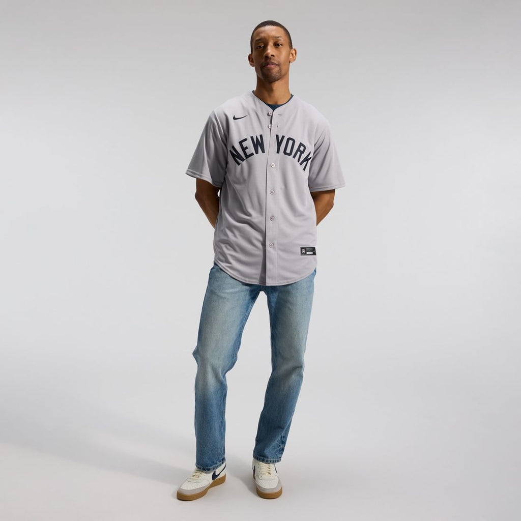 New York Yankees Nike Gerrit Cole Road Replica Baseball Jersey - Gray