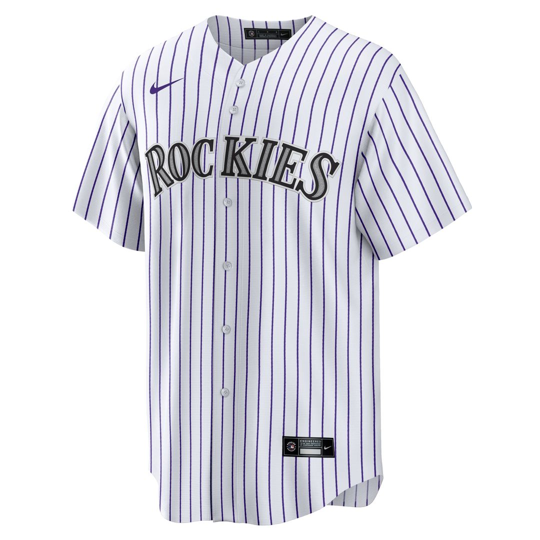 Colorado Rockies Nike Mickey Moniak Home Replica Baseball Jersey - White
