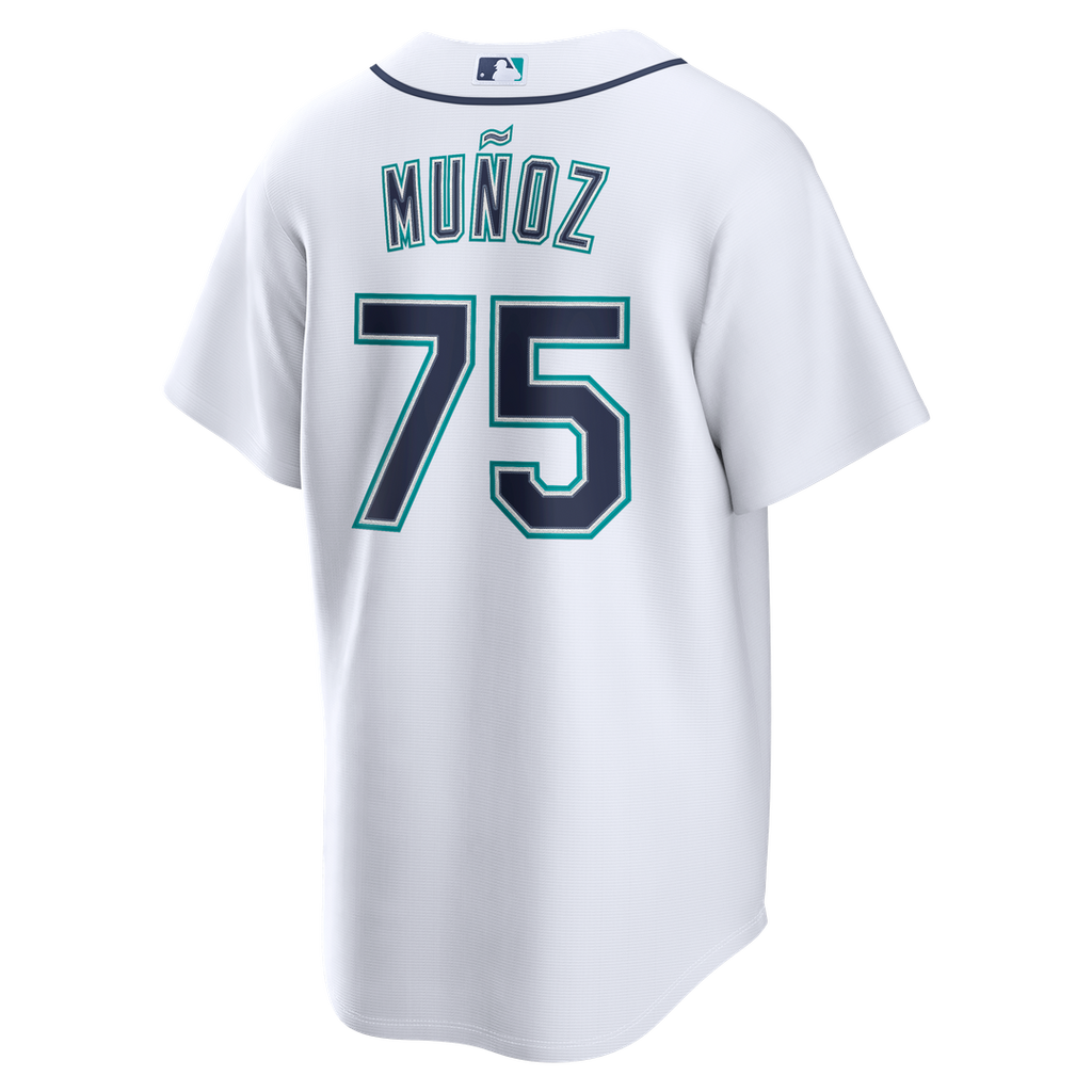 Seattle Mariners Nike Andrés Muñoz Home Replica Baseball Jersey - White