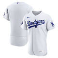Los Angeles Dodgers Nike Home Sponsor Patch Authentic Baseball Jersey - White