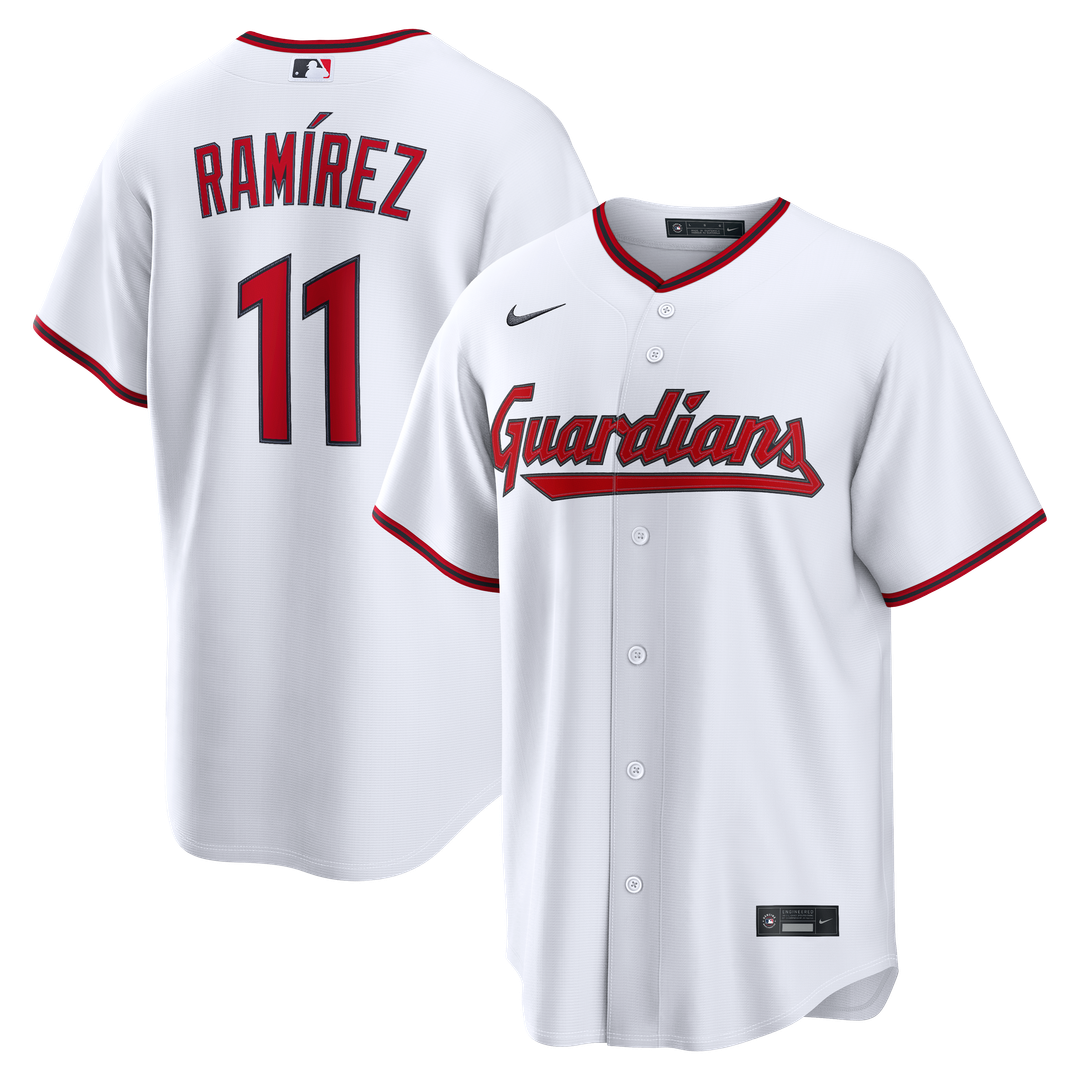 Cleveland Guardians Nike José Ramírez Home Replica Baseball Jersey - White