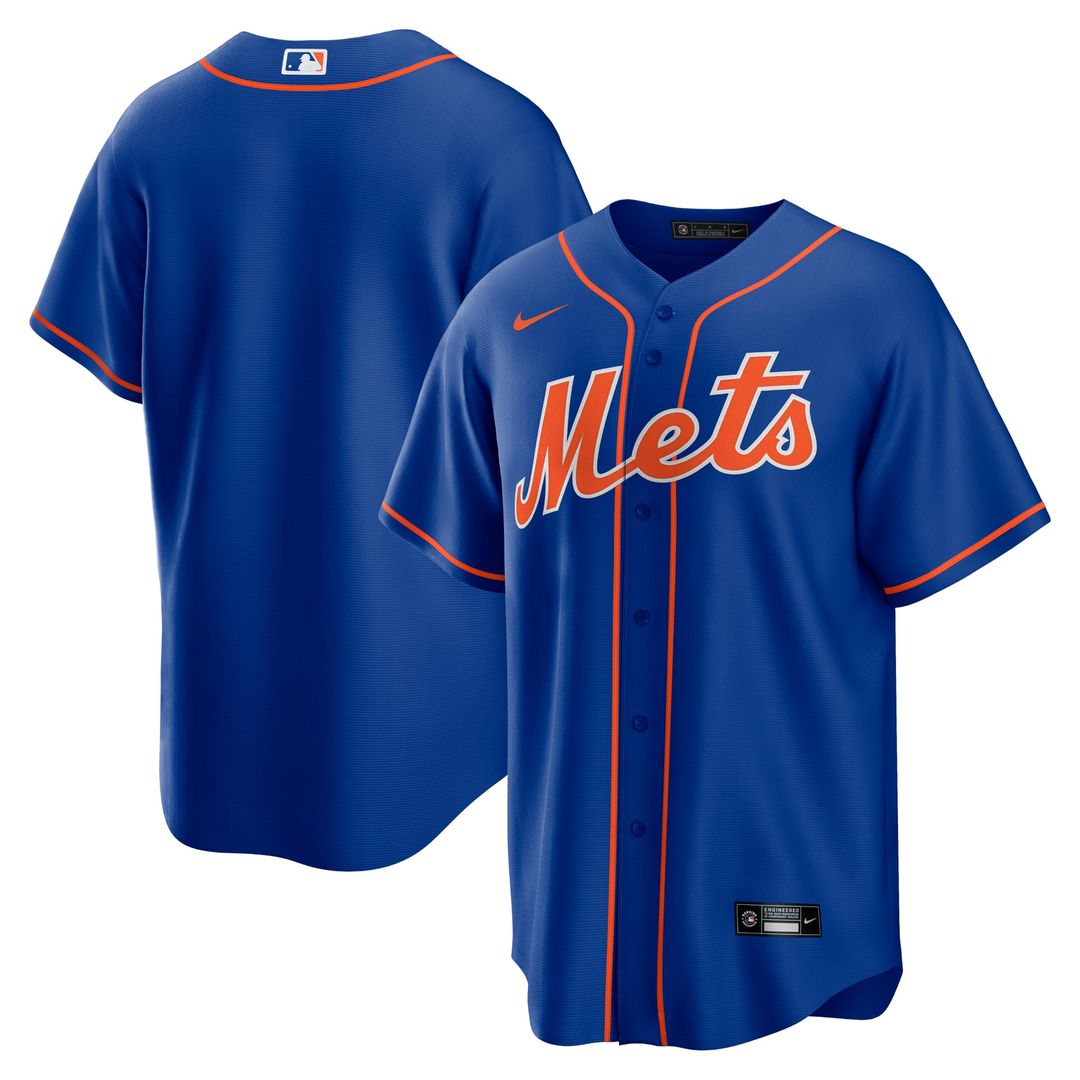 New York Mets Nike Alternate Replica Team Baseball Jersey - Royal