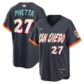San Diego Padres Nike Nick Pivetta Obsidian 2026 City Connect Stadium Baseball Jersey
