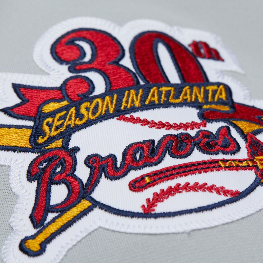 Atlanta Braves Mitchell & Ness Fred McGriff 1995 Throwback Authentic Baseball Jersey - Gray