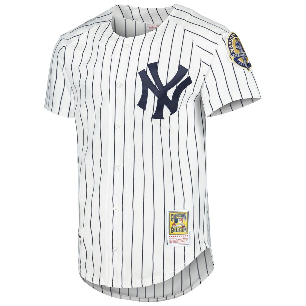 New York Yankees Mitchell & Ness Derek Jeter Cooperstown Collection Authentic Baseball Jersey - White