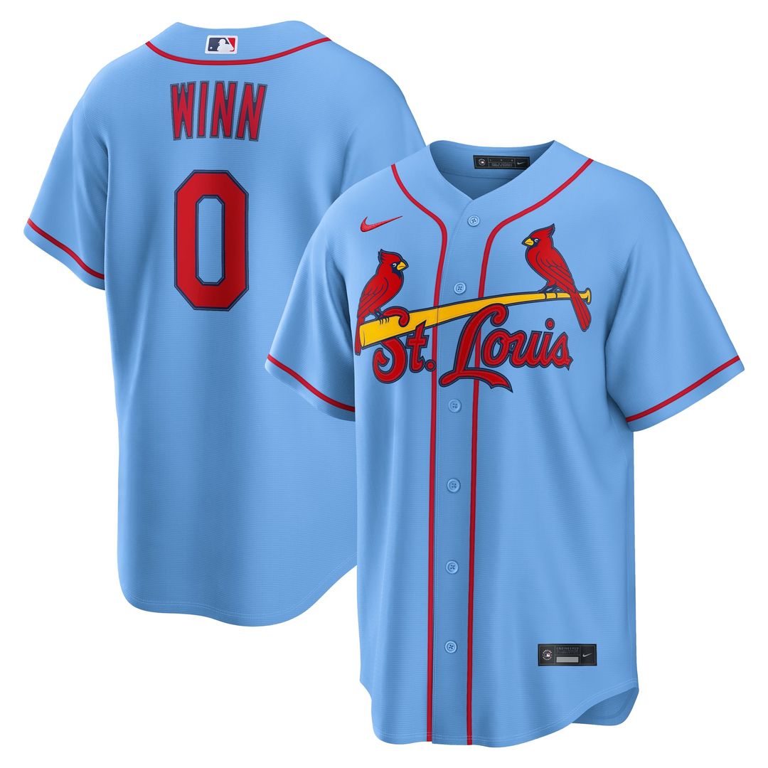 St. Louis Cardinals Nike Masyn Winn Alternate Replica Baseball Jersey - Cream