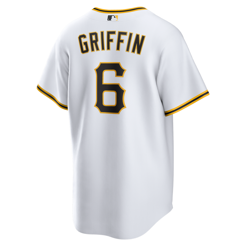 Pittsburgh Pirates Nike Konnor Griffin Home Replica Baseball Jersey - White