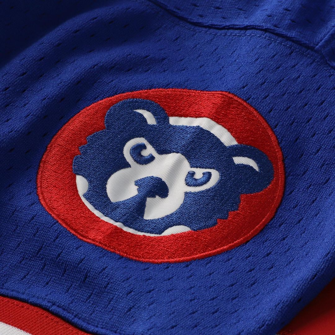 Chicago Cubs Mitchell & Ness Ryne Sandberg Cooperstown Collection 1996 Mesh Batting Practice Button-Up Baseball Jersey - Royal