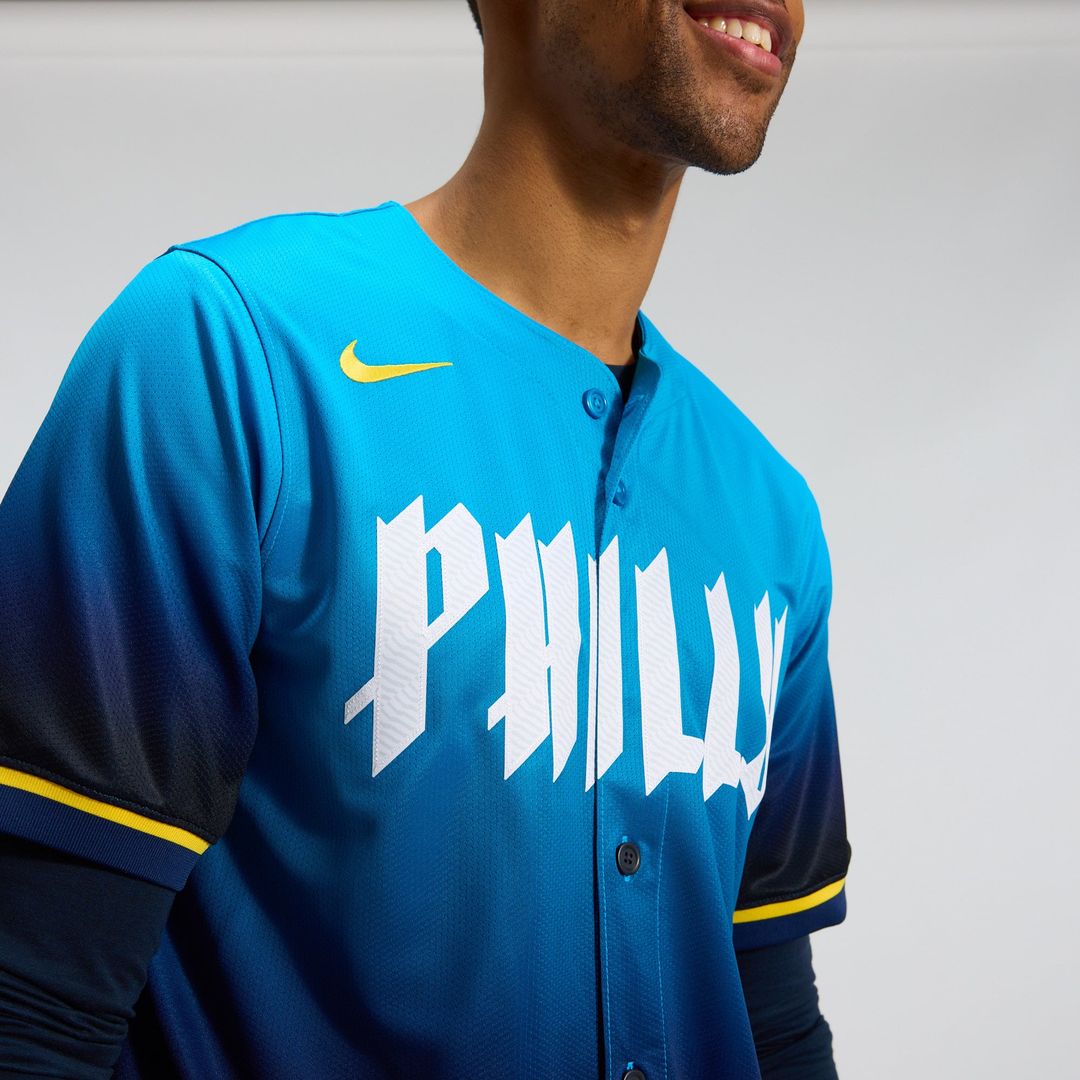 Philadelphia Phillies Nike City Connect Limited Baseball Jersey - Navy