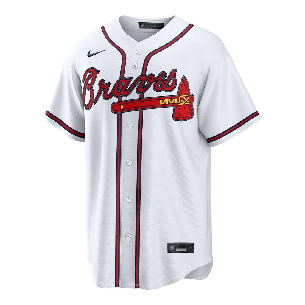 Atlanta Braves Nike Spencer Schwellenbach Home Replica Baseball Jersey - White