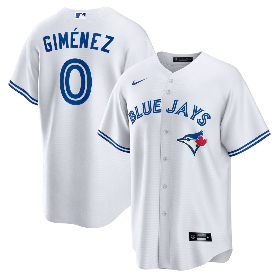 Toronto Blue Jays Nike Andres Gimenez Home Replica Baseball Jersey - White