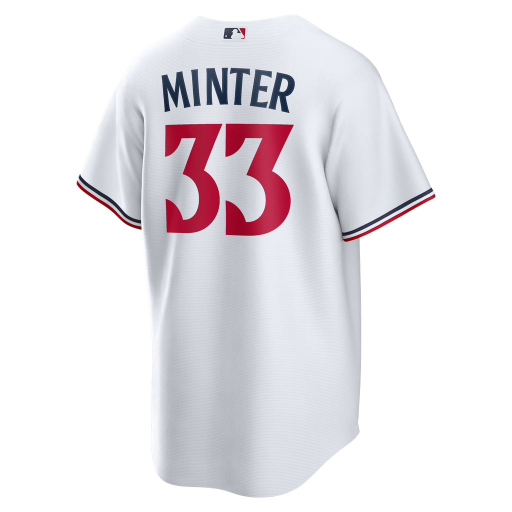 Minnesota Twins Nike A.J. Minter Home Replica Baseball Jersey - White