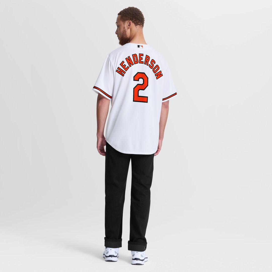Baltimore Orioles Nike Gunnar Henderson Home Replica Baseball Jersey - White