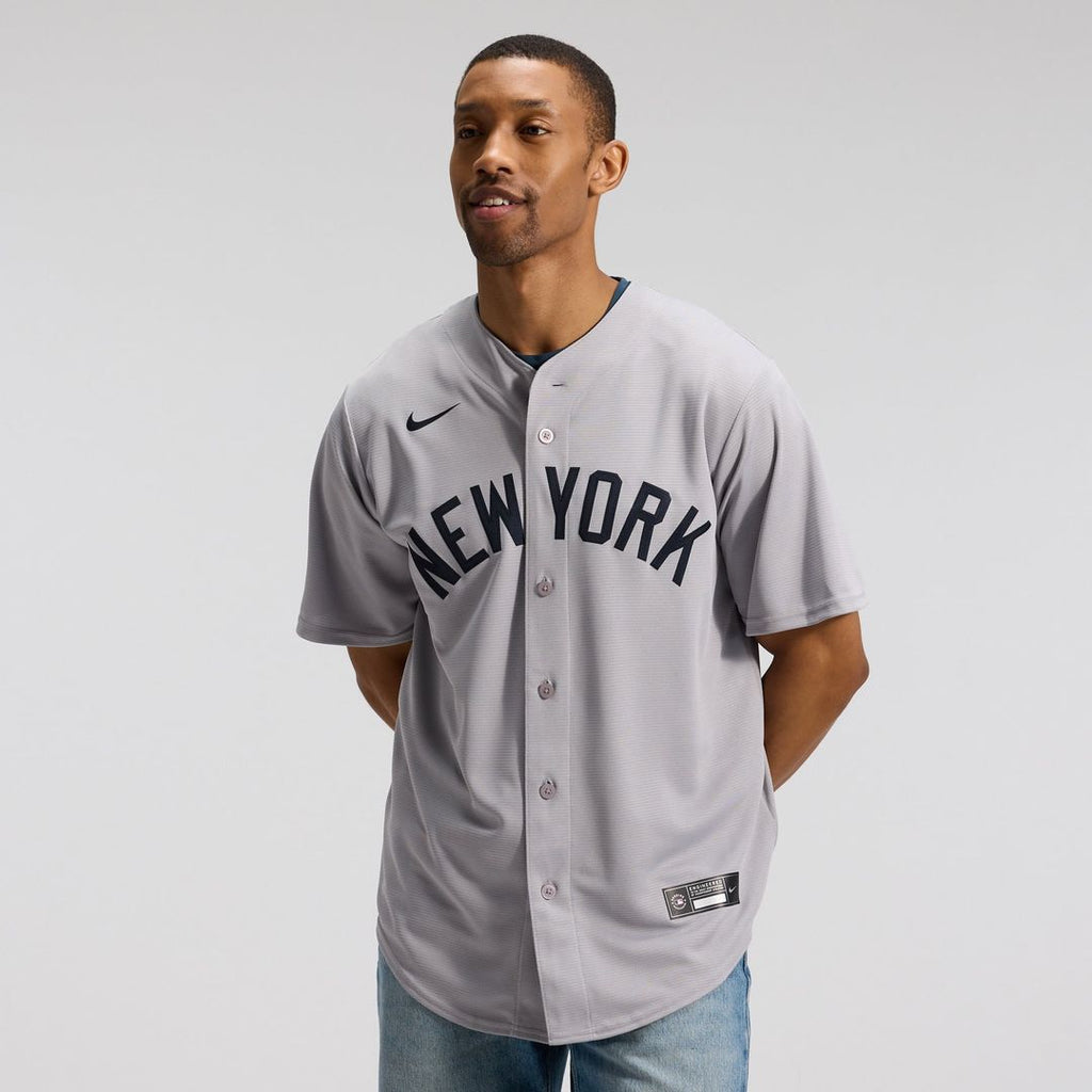 New York Yankees Nike Gerrit Cole Road Replica Baseball Jersey - Gray