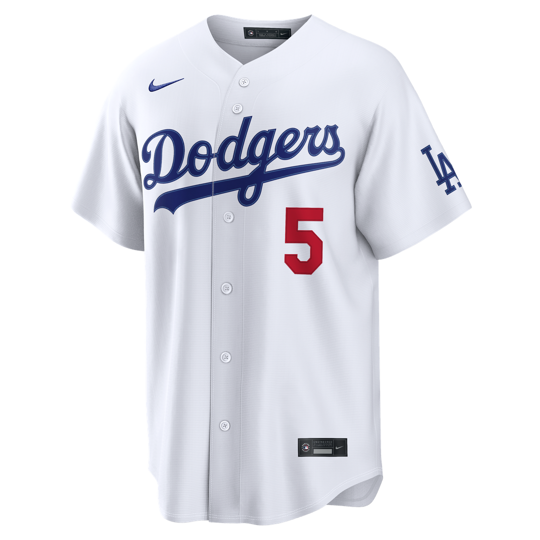 Los Angeles Dodgers Nike Freddie Freeman Home Stadium Baseball Jersey - White