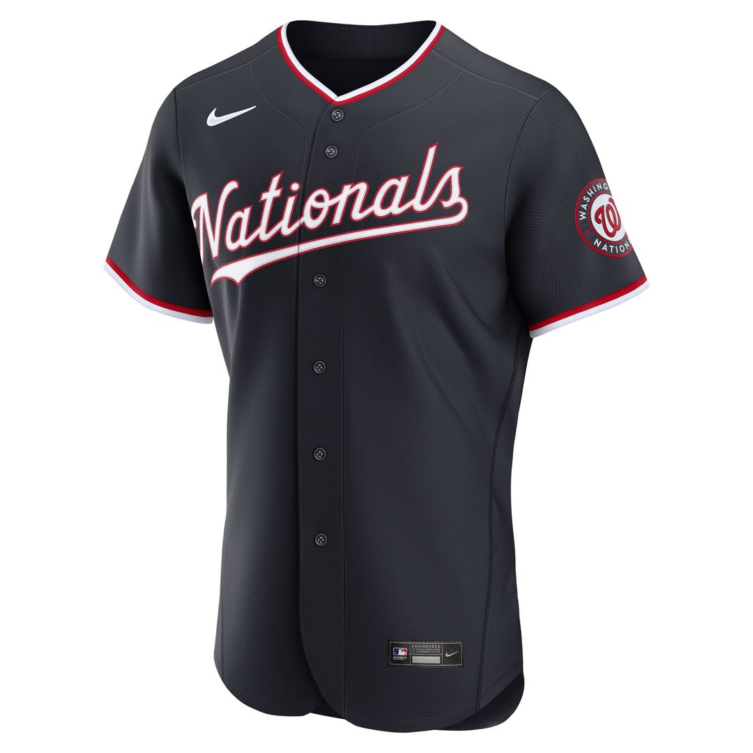 Washington Nationals Nike Home Authentic Baseball Jersey - White