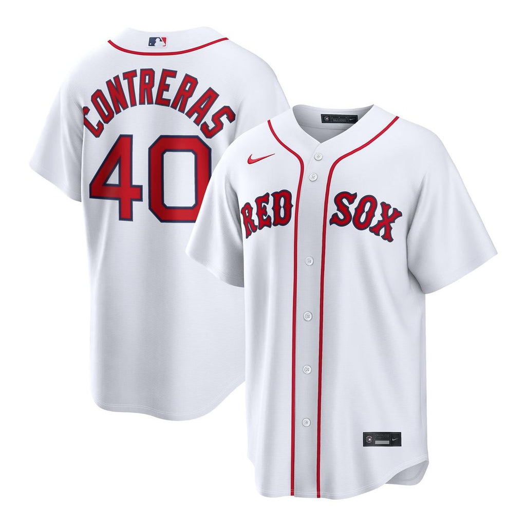 Boston Red Sox Nike Willson Contreras Home Replica Baseball Jersey - White