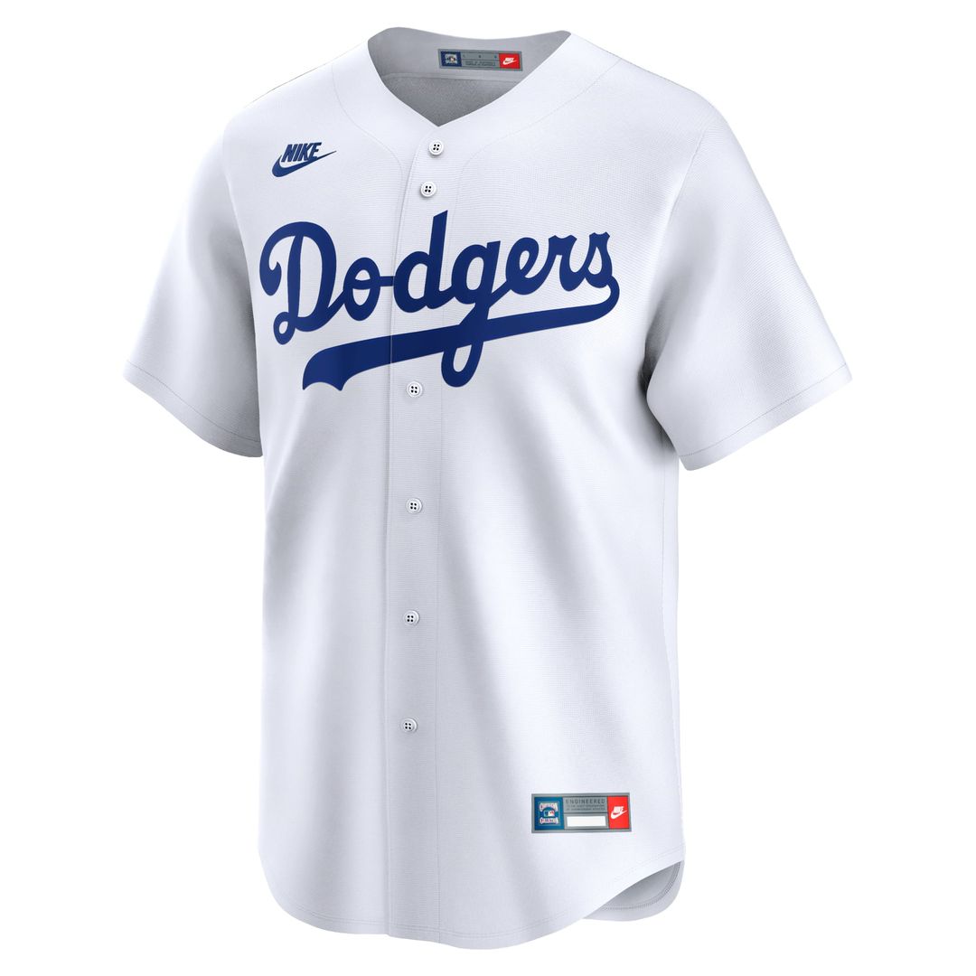 Brooklyn Dodgers Nike Jackie Robinson Throwback Cooperstown Collection Limited Baseball Jersey - White