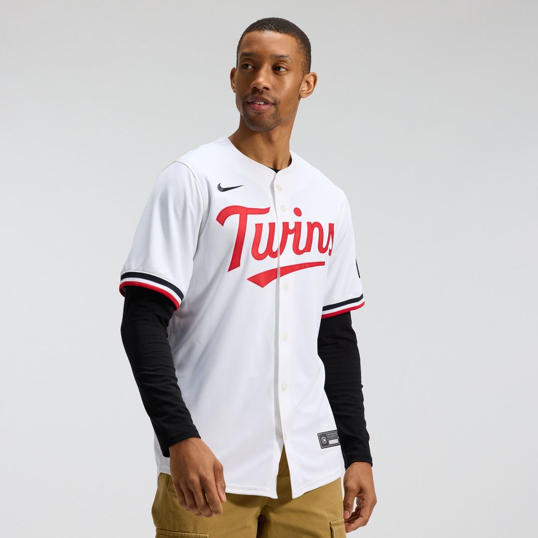 Minnesota Twins Nike Home Limited Baseball Jersey - White