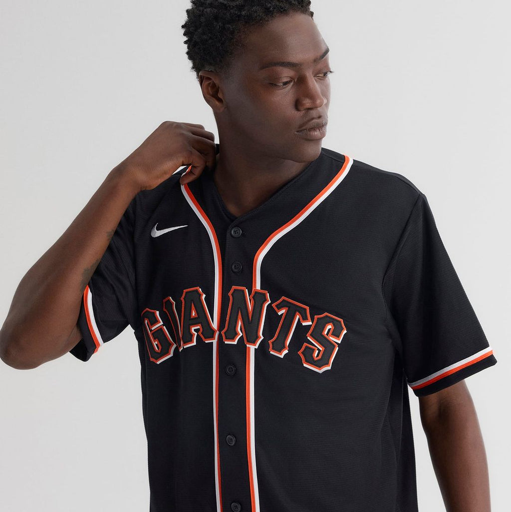 San Francisco Giants Nike Jung Hoo Lee Fashion Replica Black Out Baseball Jersey