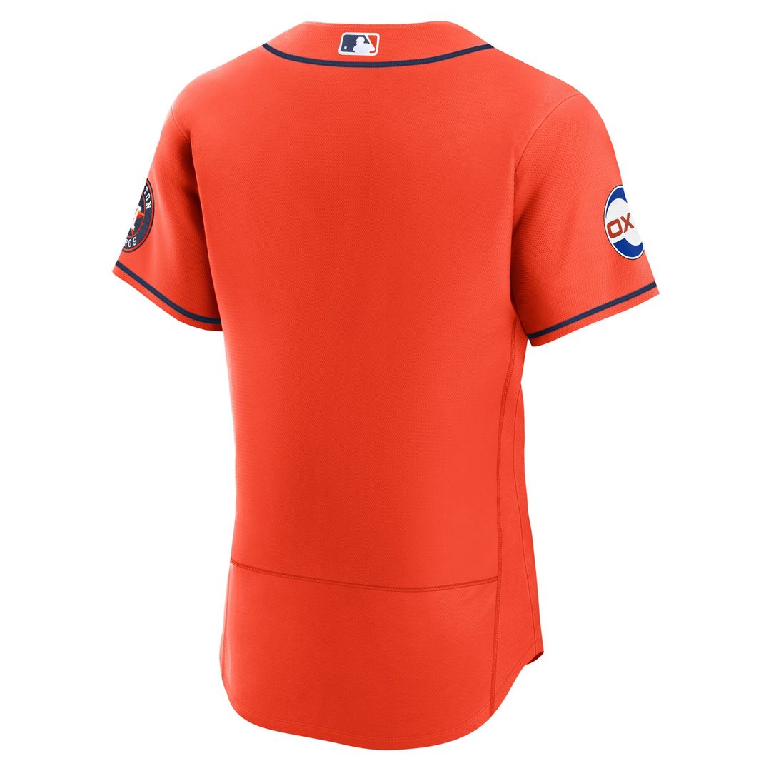 Houston Astros Nike Alternate Sponsor Patch Authentic Baseball Jersey - Navy
