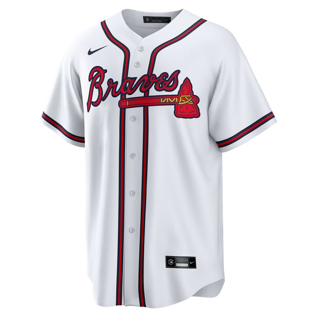 Atlanta Braves Nike John Smoltz Home Retired Player Replica Baseball Jersey - White