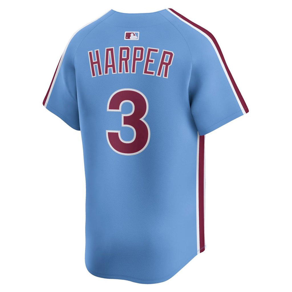 Philadelphia Phillies Nike Bryce Harper Alternate Limited Baseball Jersey - Light Blue