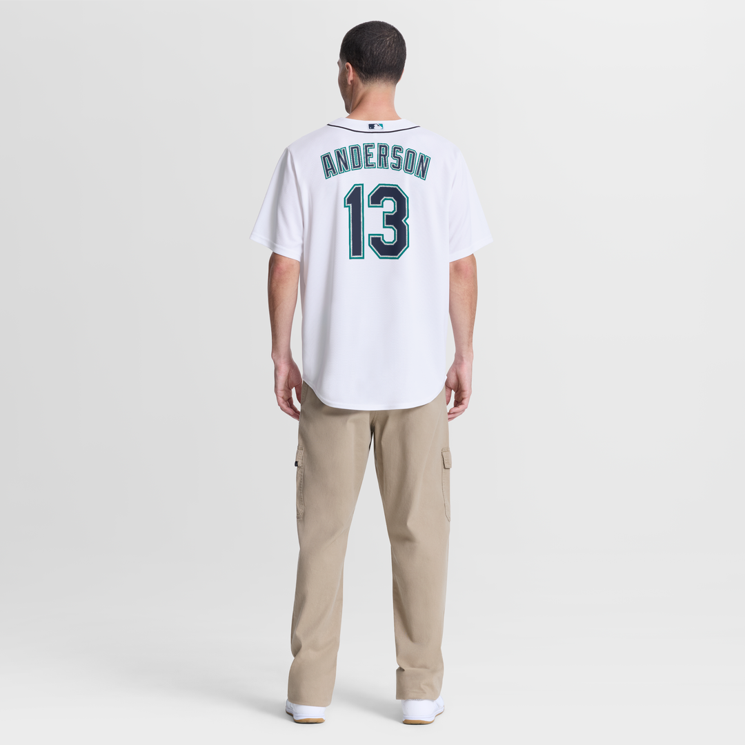 Seattle Mariners Nike Kade Anderson Home Replica Baseball Jersey - White