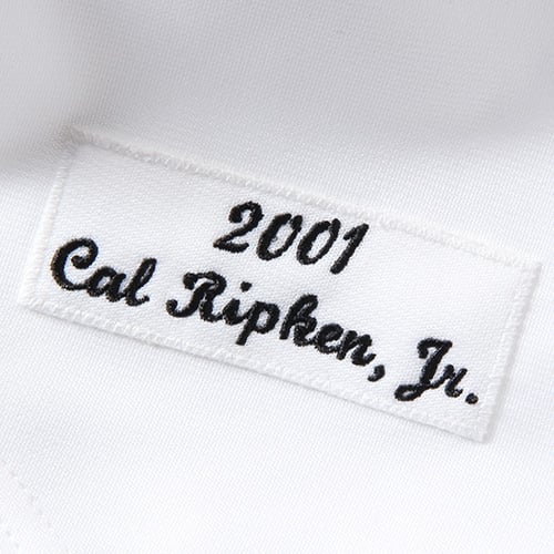 Baltimore Orioles Mitchell & Ness Cal Ripken Home Authentic Baseball Jersey - White