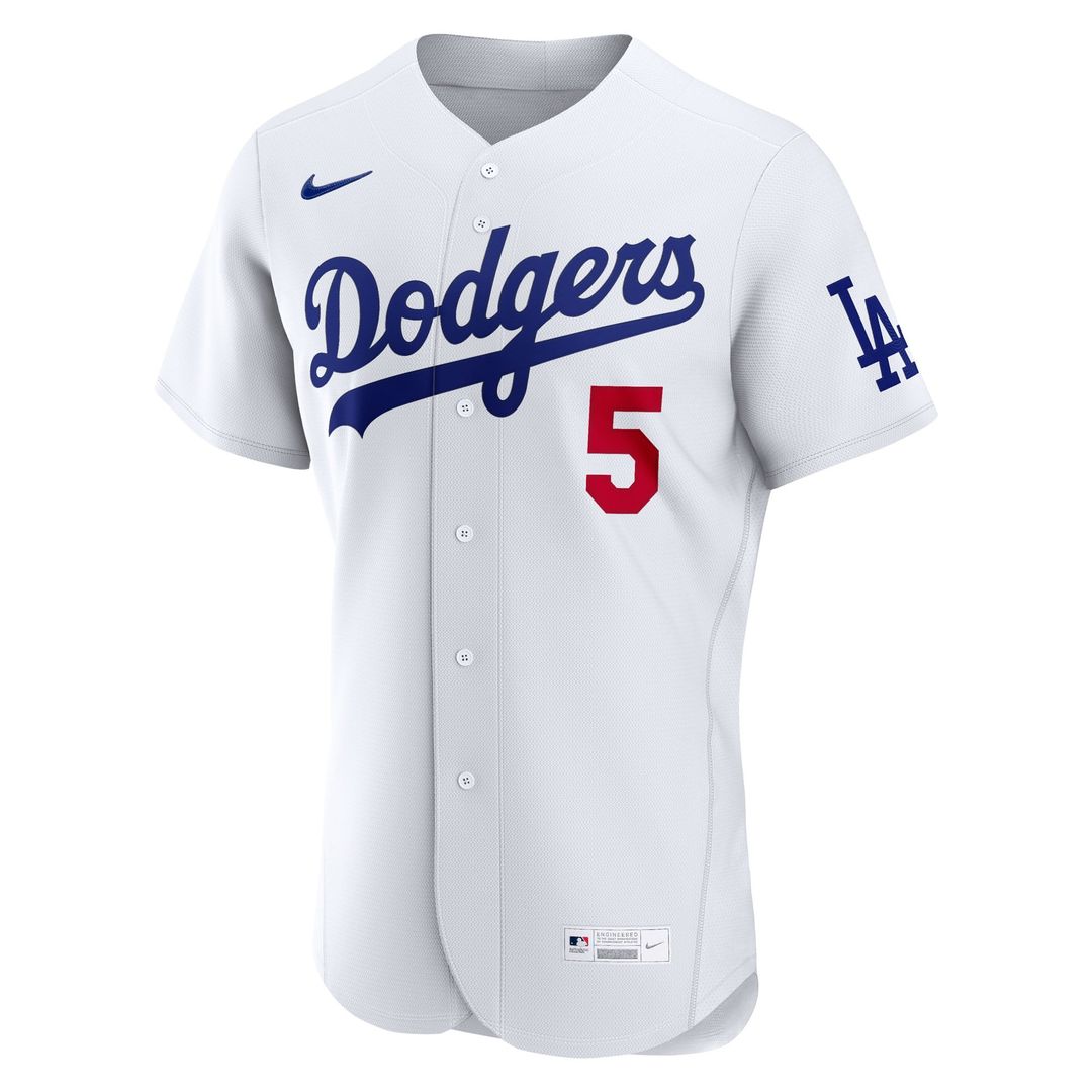 Los Angeles Dodgers Nike Freddie Freeman Home Authentic Baseball Jersey - White