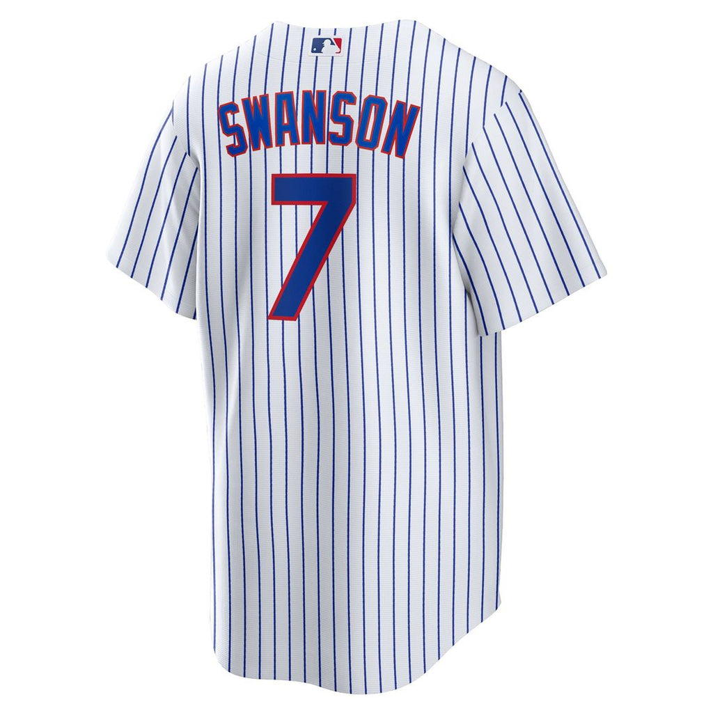 Chicago Cubs Nike Dansby Swanson Replica Baseball Jersey - White