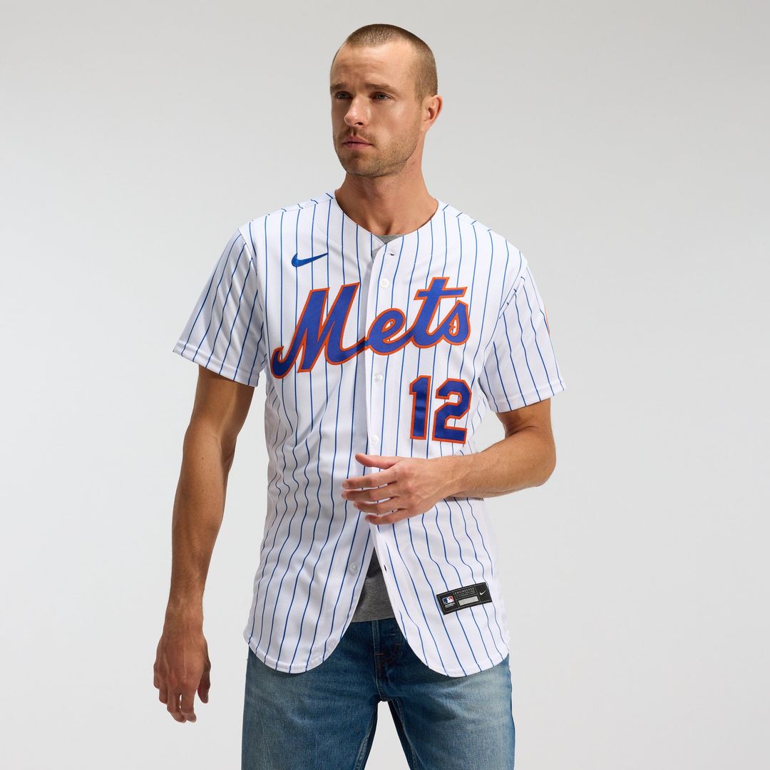 New York Mets Nike Francisco Lindor Home Authentic Baseball Jersey - White